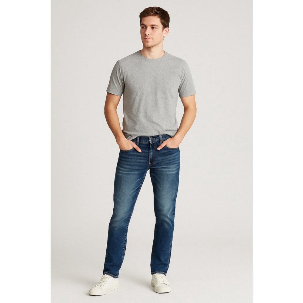 Men's American Eagle Blue Slim Straight Jeans Waist 30